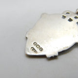 Sterling Silver Pigeon Fanciers Fob Medal 1925 Birmingham Antique Art Deco