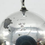George III Pair of Sterling Silver Salt Cellars Antique 1802 London Bateman