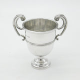 Sterling Silver Two-Handled Trophy Cup Antique 1928 Birmingham Art Deco