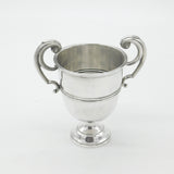 Sterling Silver Two-Handled Trophy Cup Antique 1928 Birmingham Art Deco