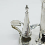George III Sterling Silver Chamberstick Antique 1798 Sheffield Thomas Law