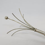 Sterling Silver Propelling Cocktail Swizzle Stick Antique c1930 Art Deco