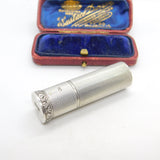 Sterling Silver Engine Turned Lipstick Holder 1963 London Dyas Beverley Hampton