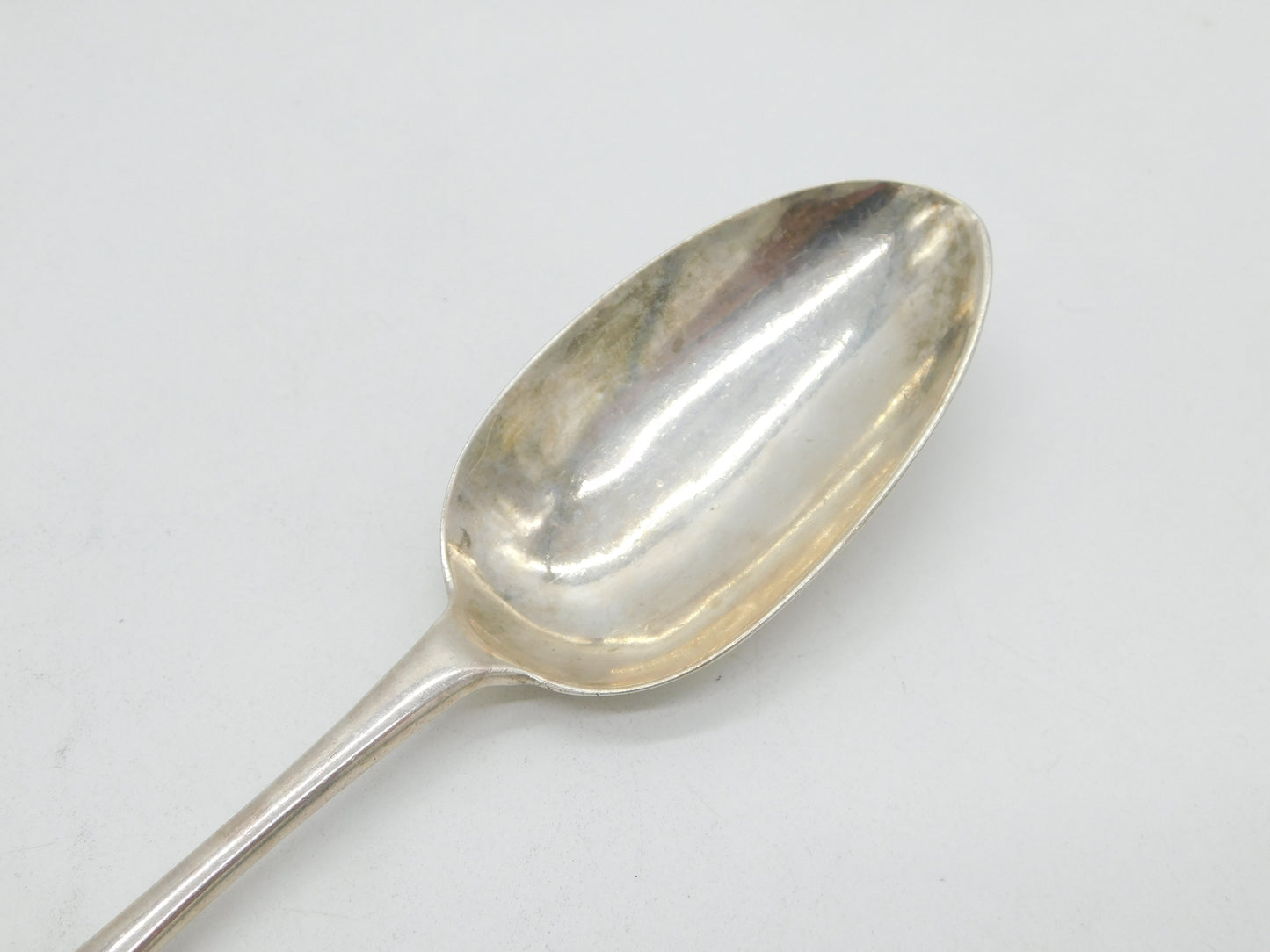 George II Sterling Silver Hanoverian Pattern Tablespoon Antique 1753 London