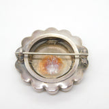 Aesthetic Movement 9ct Gold Sterling Silver Swallow Brooch Antique c1880