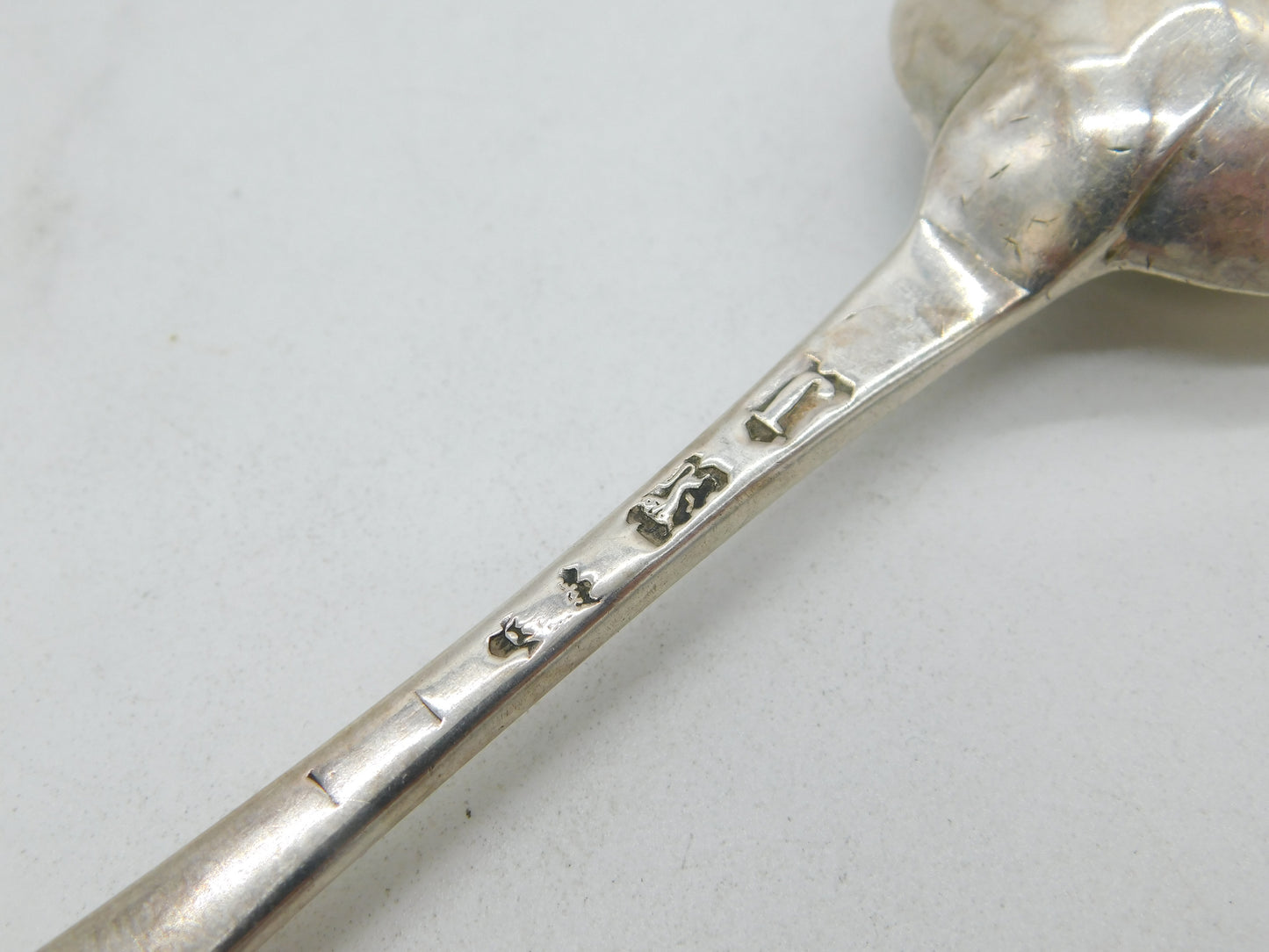 George II Sterling Silver Hanoverian Pattern Tablespoon Antique 1753 London