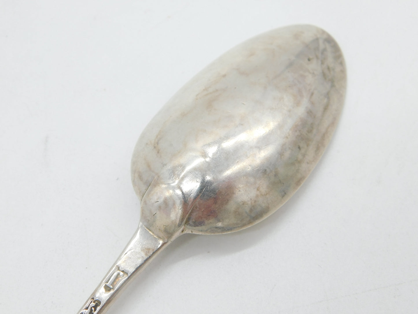George II Sterling Silver Hanoverian Pattern Tablespoon Antique 1753 London