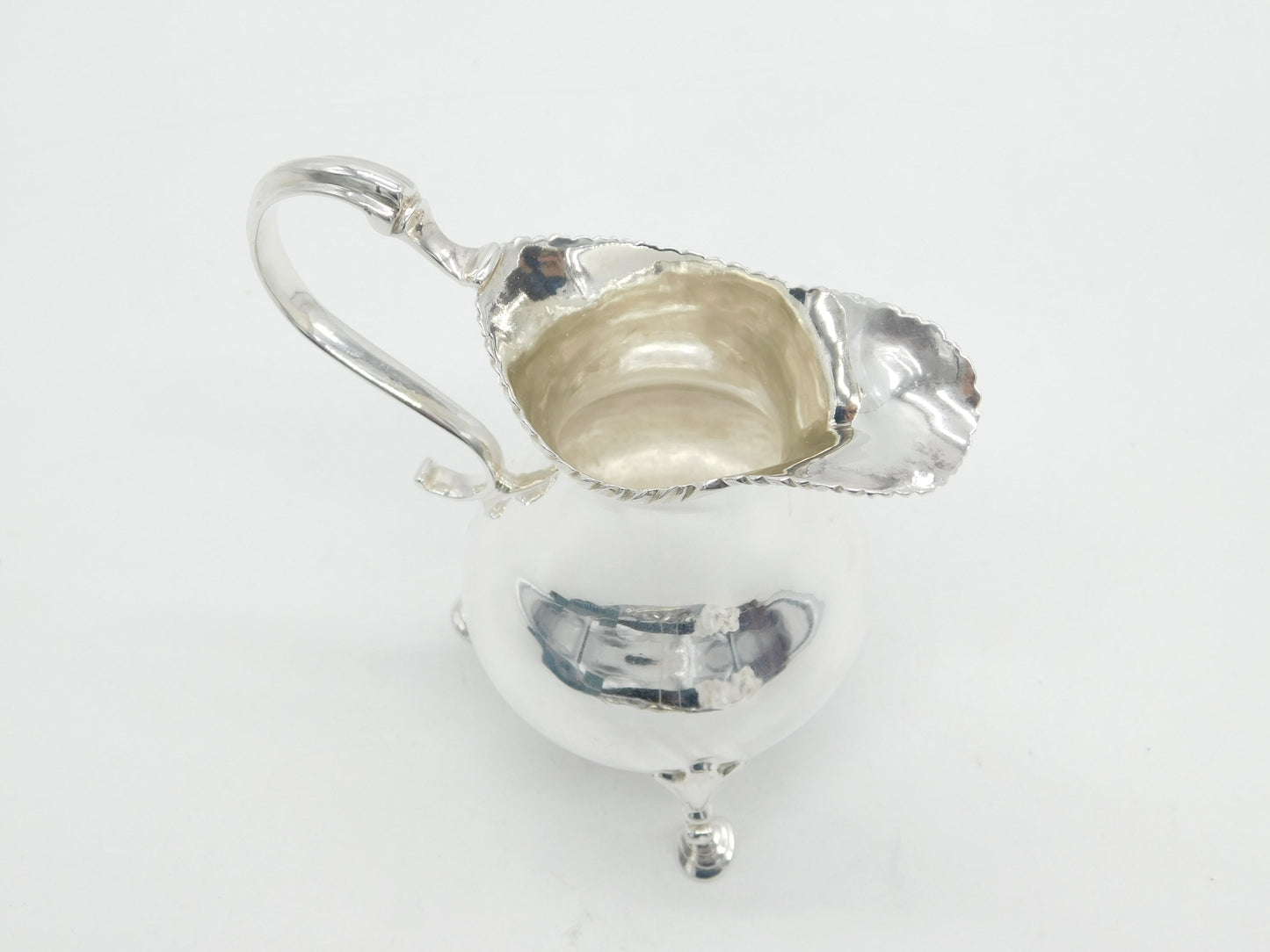 George III Sterling Silver Baluster Cream Jug Antique 1775 London