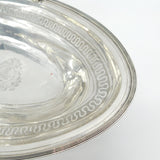 George III Large Crested Swing Handle Fruit Basket Bowl Antique 1795 London