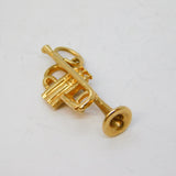 9ct Yellow Gold Trumpet Musical Charm Pendant Vintage 1973 Birmingham
