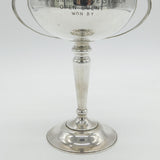Sterling Silver Greyhound Racing Trophy Cup Antique 1936 London Art Deco