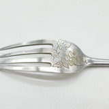 Victorian Boxed Silver Plated & Pearl Christening Cutlery Set Antique c1880