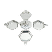 Sterling Silver Table Lighter & Ashtray Set Antique 1921 Hukin & Heath Deco