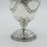 George III Sterling Silver Neoclassical Pedestal Jug Antique 1773 London