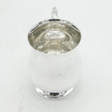 Sterling Silver Baluster Tankard Christening Mug Antique 1919 London Art Deco