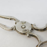 George III Sterling Silver Shell Bowl Sugar Nips Antique c1760 London