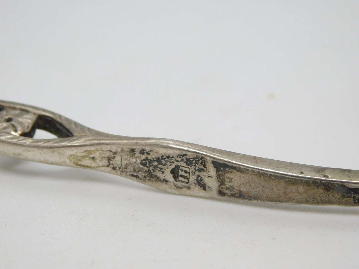 George I Sterling Silver Sprung-arm Sugar Tongs Antique c1720 Samuel Hitchcock