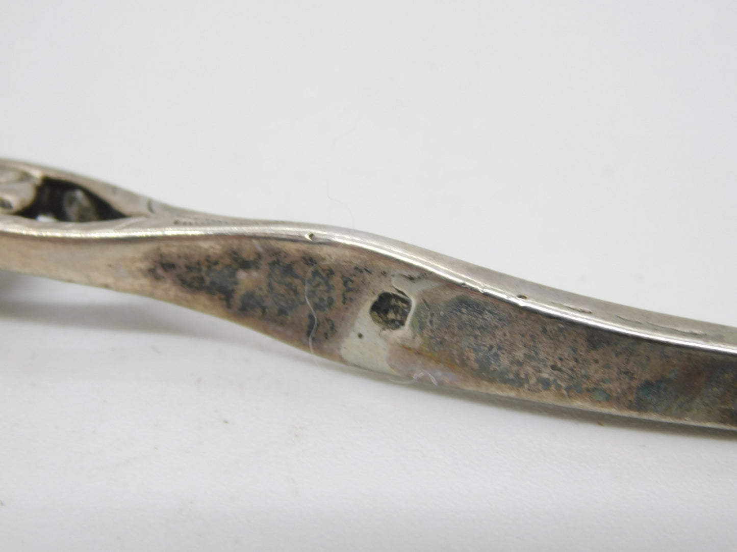 George I Sterling Silver Sprung-arm Sugar Tongs Antique c1720 Samuel Hitchcock