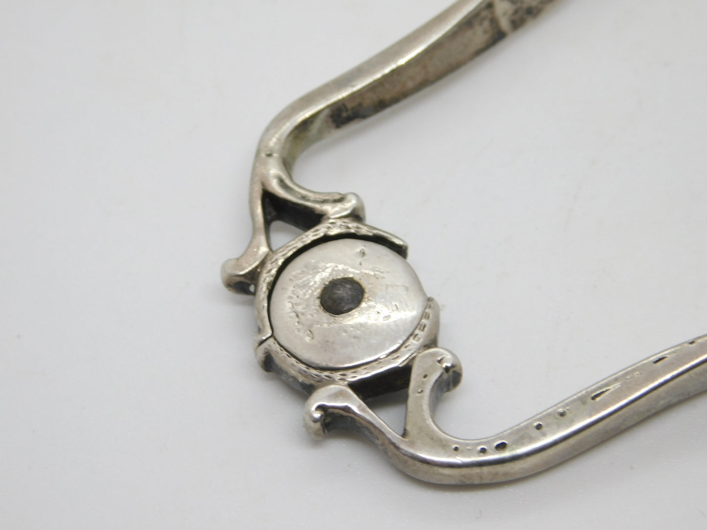 George I Sterling Silver Sprung-arm Sugar Tongs Antique c1720 Samuel Hitchcock