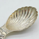 Sterling Silver Shell Bowl Tea Caddy Spoon Vintage 1993 Birmingham