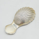 Sterling Silver Shell Bowl Tea Caddy Spoon Vintage 1993 Birmingham