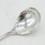 Sterling Silver Floral Pattern Tea Caddy Spoon Antique 1924 Birmingham