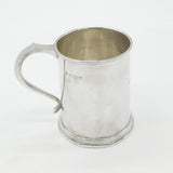 Sterling Silver Half-Pint Tankard 'Oh! Joy' Engraved 1914 Birmingham Antique
