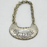 George III Miniature Silver Plated 'Elder' Berry Sauce Ticket Antique c1790