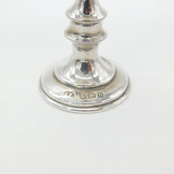 Sterling Silver Floral Pattern Kiddush Cup Antique 1912 Birmingham Art Deco