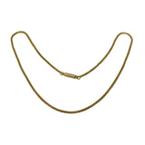 Victorian Short 15ct Yellow Gold Rope Chain Necklace Antique c1890 32cm Length