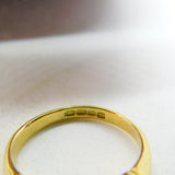18ct Yellow Gold Five-Stone Turquoise Band Ring 1915 London Antique Art Deco
