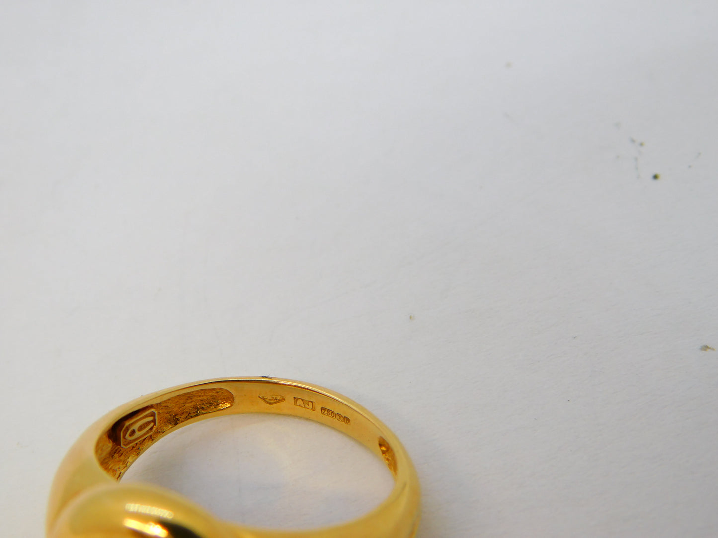 18ct Yellow Gold 2ct Tanzanite Set Dress Ring Vintage c1990 Size M UK