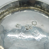 George II Sterling Silver Pierced Crested Treat Basket Antique 1751 London