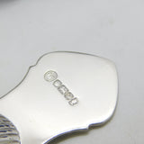 Sterling Silver Shell Bowl Tea Caddy Spoon Vintage 1977 Francis Howard