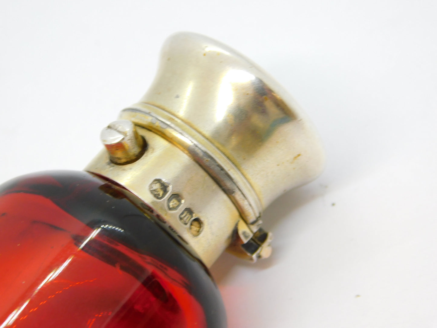 Victorian Sampson Mordan Sterling Silver Vinaigrette Scent Bottle Antique 1847 London
