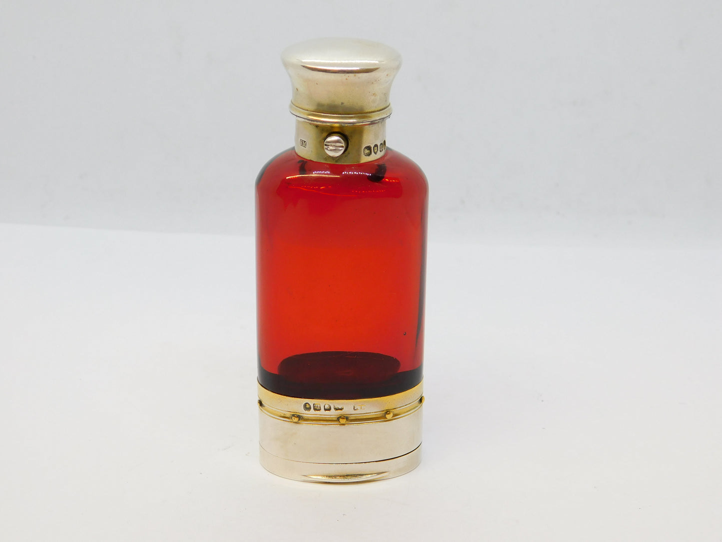 Victorian Sampson Mordan Sterling Silver Vinaigrette Scent Bottle Antique 1847 London