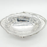 George III Sterling Silver Heraldic Crest Cake Basket Antique 1796 London