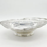 George III Sterling Silver Heraldic Crest Cake Basket Antique 1796 London
