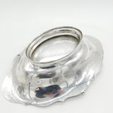 George III Sterling Silver Heraldic Crest Cake Basket Antique 1796 London