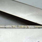 Victorian Aesthetic Movement Sterling Silver Card Case Squirrel & Bird 1882