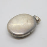 Victorian Anglo-Indian Sterling Silver Large Locket Pendant Antique c1890