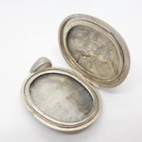 Victorian Anglo-Indian Sterling Silver Large Locket Pendant Antique c1890
