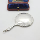 Sterling Silver Chatelaine Mirror Fob or Pendant 1921 Birmingham Antique