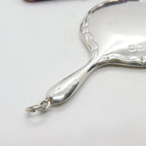 Sterling Silver Chatelaine Mirror Fob or Pendant 1921 Birmingham Antique