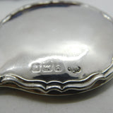 Sterling Silver Chatelaine Mirror Fob or Pendant 1921 Birmingham Antique