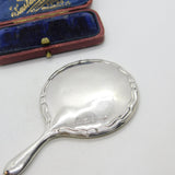 Sterling Silver Chatelaine Mirror Fob or Pendant 1921 Birmingham Antique