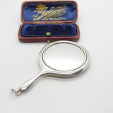 Sterling Silver Chatelaine Mirror Fob or Pendant 1921 Birmingham Antique