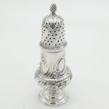 George III Sterling Silver Floral Muffineer Sugar Caster Antique 1770 London