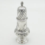 George III Sterling Silver Floral Muffineer Sugar Caster Antique 1770 London
