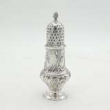 George III Sterling Silver Floral Muffineer Sugar Caster Antique 1770 London